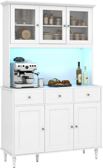 Costway Kitchen Pantry Storage Cabinet 77