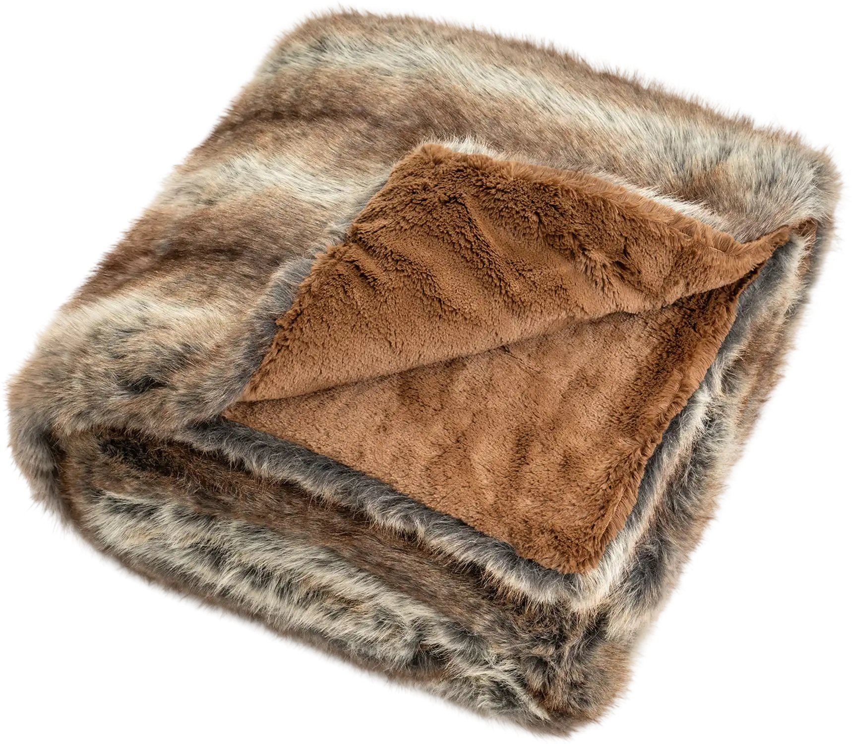 Costway Luxury Faux Fox Fur Throw Blanket Plush Fuzzy Sofa 53269976 New