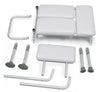 Graham-Field Padded Knock-Down Commode Transfer Bench 300 lb Capacity 7956KD-1 New