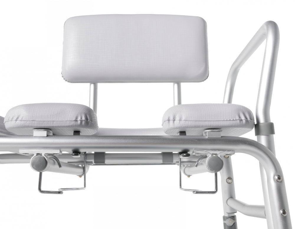 Graham-Field Padded Knock-Down Commode Transfer Bench 300 lb Capacity 7956KD-1 New
