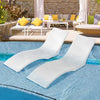 Vevor Lounge Chairs 2 PCS In-Pool Chaise Ergonomic Design 440.9 Lbs Capacity New