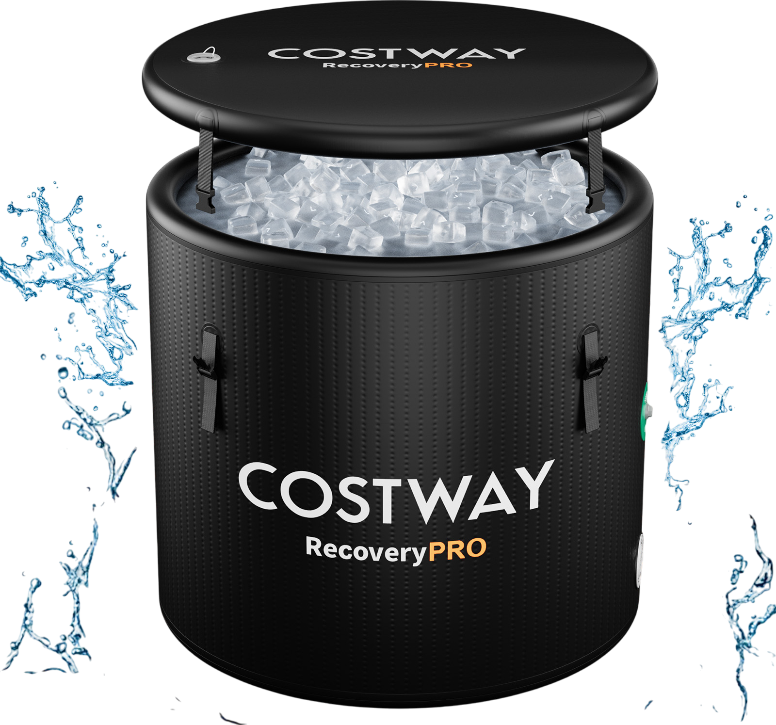 Costway Cold Plunge Ice Bath Tub with Cover 79 Gal. Water Chiller Compatible New