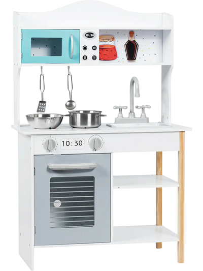 Costway Kids Pretend Kitchen Cookware Food Play Set 68592170 New