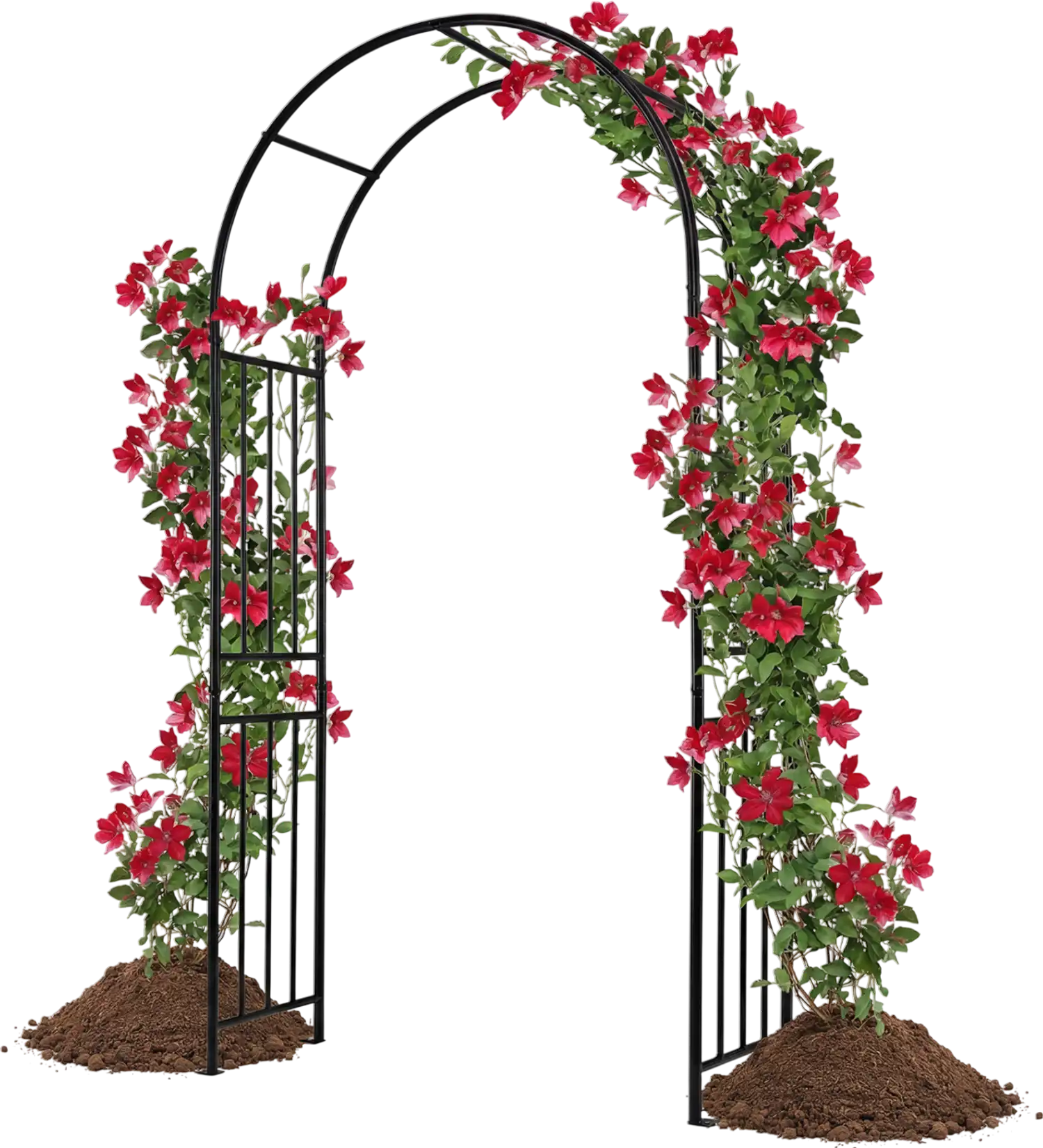 Costway 7.2' Garden Climbing Plant Arch 47819026 New