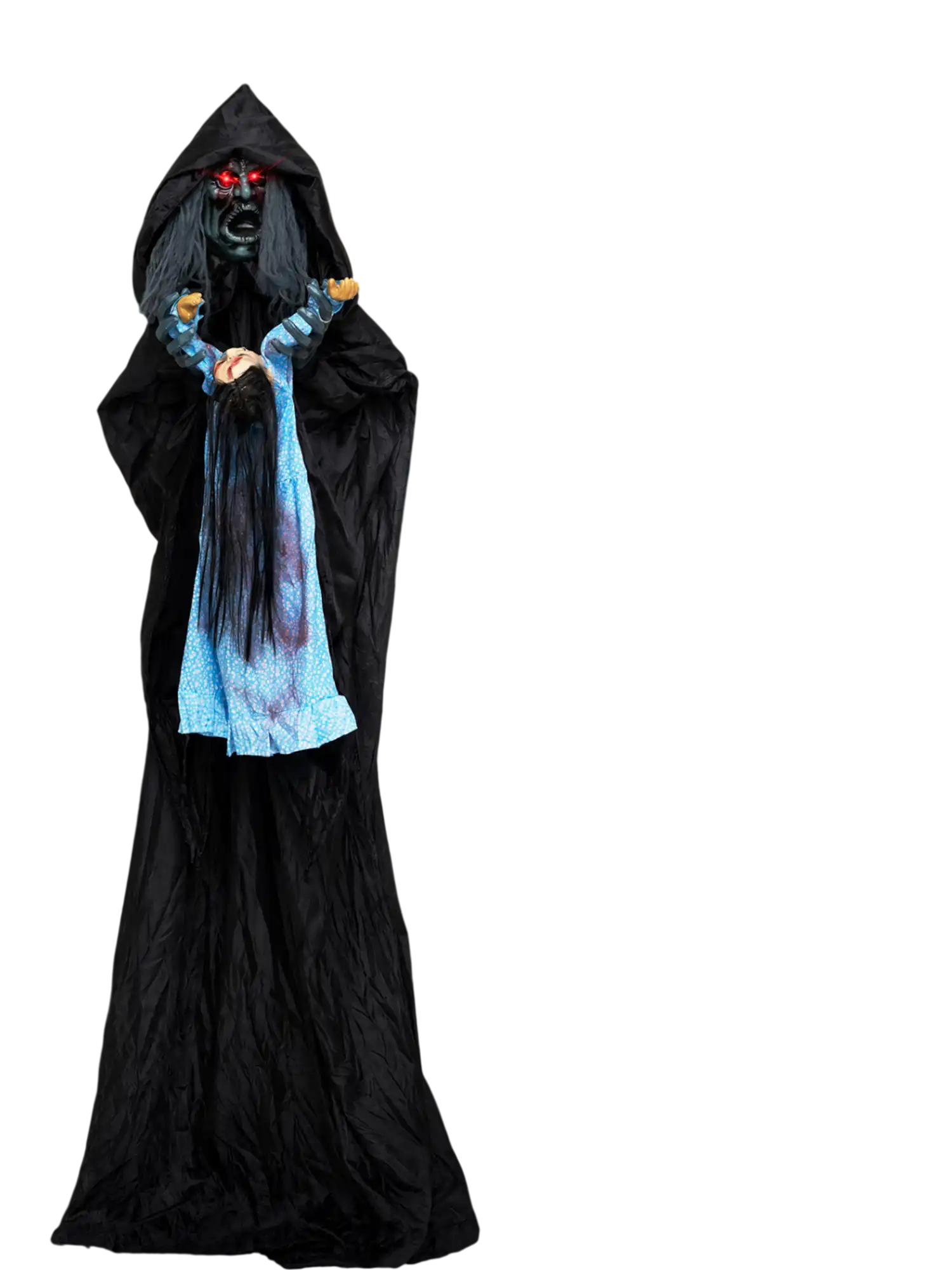 Costway 7.2' Animated Halloween Soul Sucker Decoration Lowering Head 29007412 New
