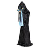 The 7.2 ft animated Halloween Soul Sucker decoration features red flashing eyes and a moaning sound for spooky effects.