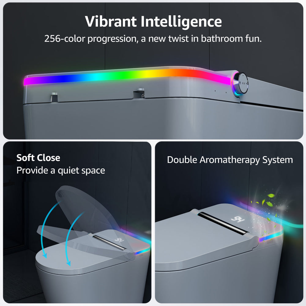 Yulika U5 LED strip lighting and features graphic