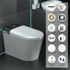 YULIKA U7 Elongated Smart Bidet Toilet, 1.28 GPF Dual Flush with Heated Seat, Foam Shield, Auto Open/Close, Warm Water and Air Dryer – White