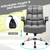 Costway Swivel Office Chair with High Back and Flip-up Arms New