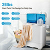 Costway Semi-Automatic Washer Dryer Machine Portable with Built-in Drain Pump New