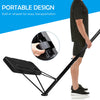 Height adjustable basketball hoop with built-in wheels for easy transportation and durable steel frame.