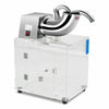 Electric snow cone machine with stainless steel construction and acrylic case, ideal for parties and gatherings.