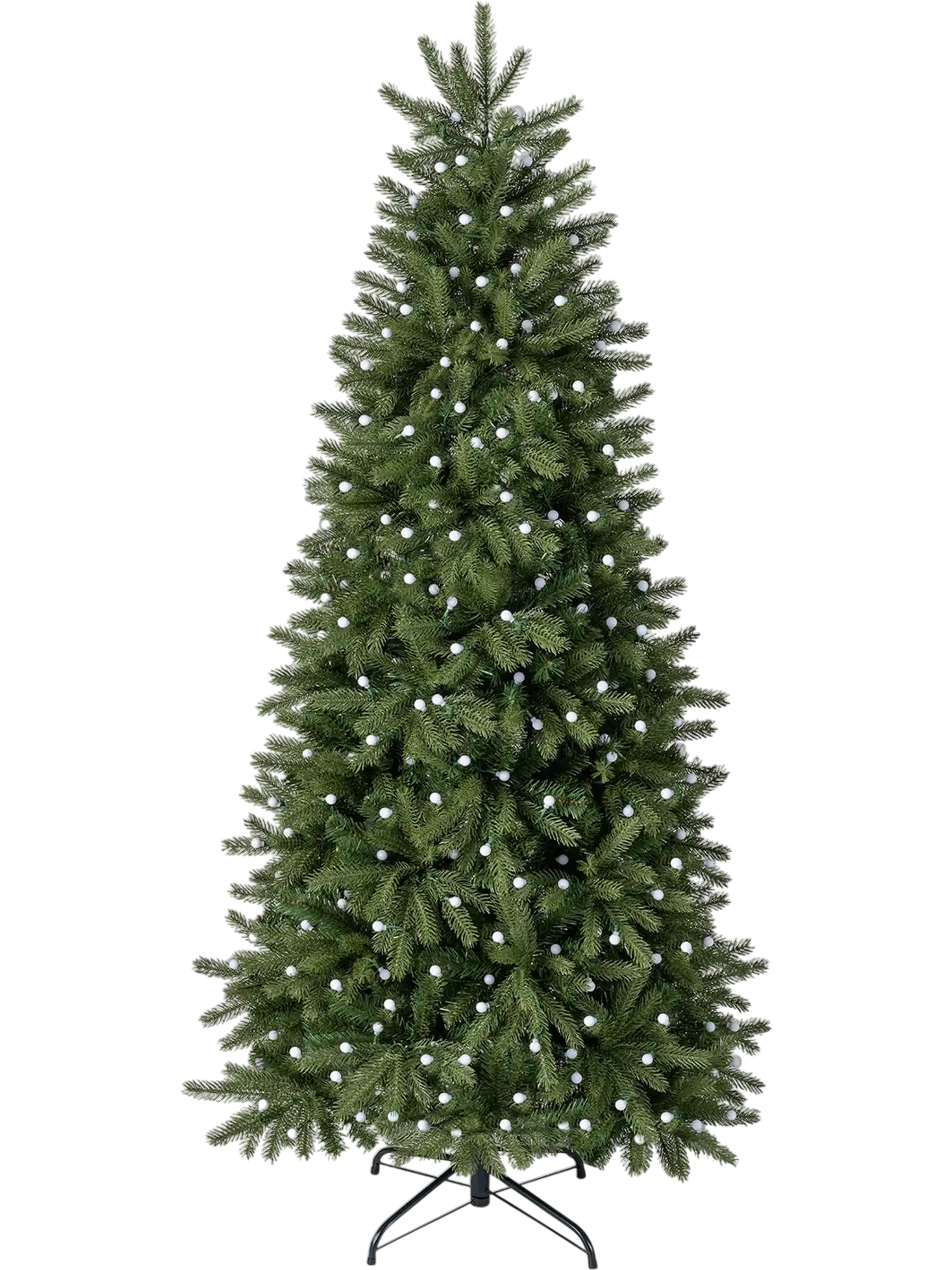 Costway Pre-Lit Artificial Fir Christmas Tree 11 Lighting Modes 25397993 New