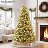 7.5 FT Pre-Lit Artificial Christmas Tree with 600 Warm White LED Lights - Gallery View 1 of 11