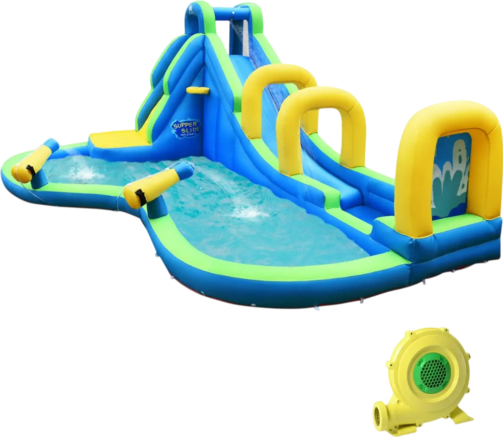 Multifunctional Inflatable Water Bounce with 735W Blower