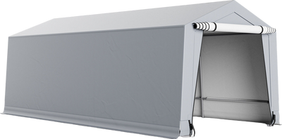 Costway Outdoor Heavy-Duty Carport 10' x 20' with 2 Doors New