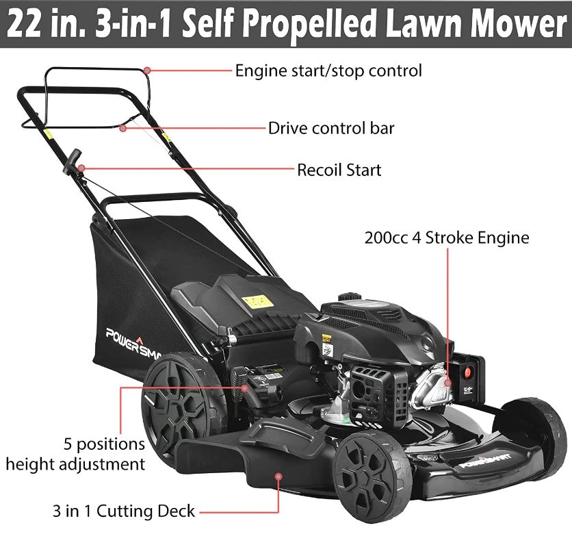 Powersmart lawn cheap mower engine manufacturer