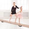 9 FT Folding Gymnastics Balance Beam with Anti-slip Base and Pine Wood Frame-Brown - Gallery View 1 of 10