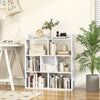 7 Cubes Open-back Bookshelf with Anti-Toppling Devices-White - Gallery View 1 of 9