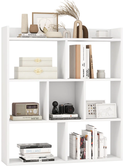 Costway 7 Cube Open-Back Bookshelf with Anti-Toppling Devices 63974518 New