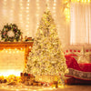 6/7/8 Feet Artificial Xmas Tree 3-Minute Quick Shape-7 ft - Gallery View 1 of 10