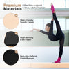 Folding balance beam with removable suede cover, supportive EVA foam, and non-slip bottom for home gymnastics training.