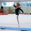 7 FT Folding Balance Beam with Removable Suede Cover and Non-slip Bottom-Navy - Gallery View 1 of 10