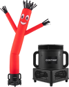 7 FT inflatable tube man with blower features a bright smile and energetic sway, perfect for outdoor business promotion.