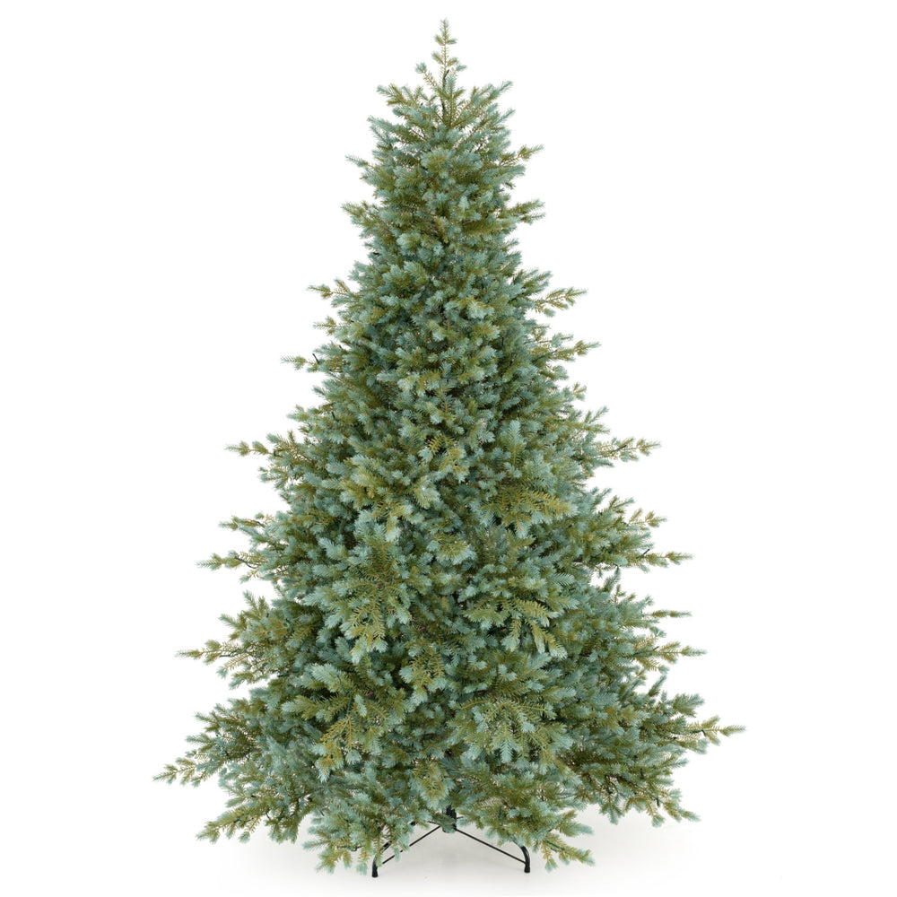7 FT Pre-Lit Artificial Christmas Tree with 460 Warm White LED Lights - Gallery View 1 of 2