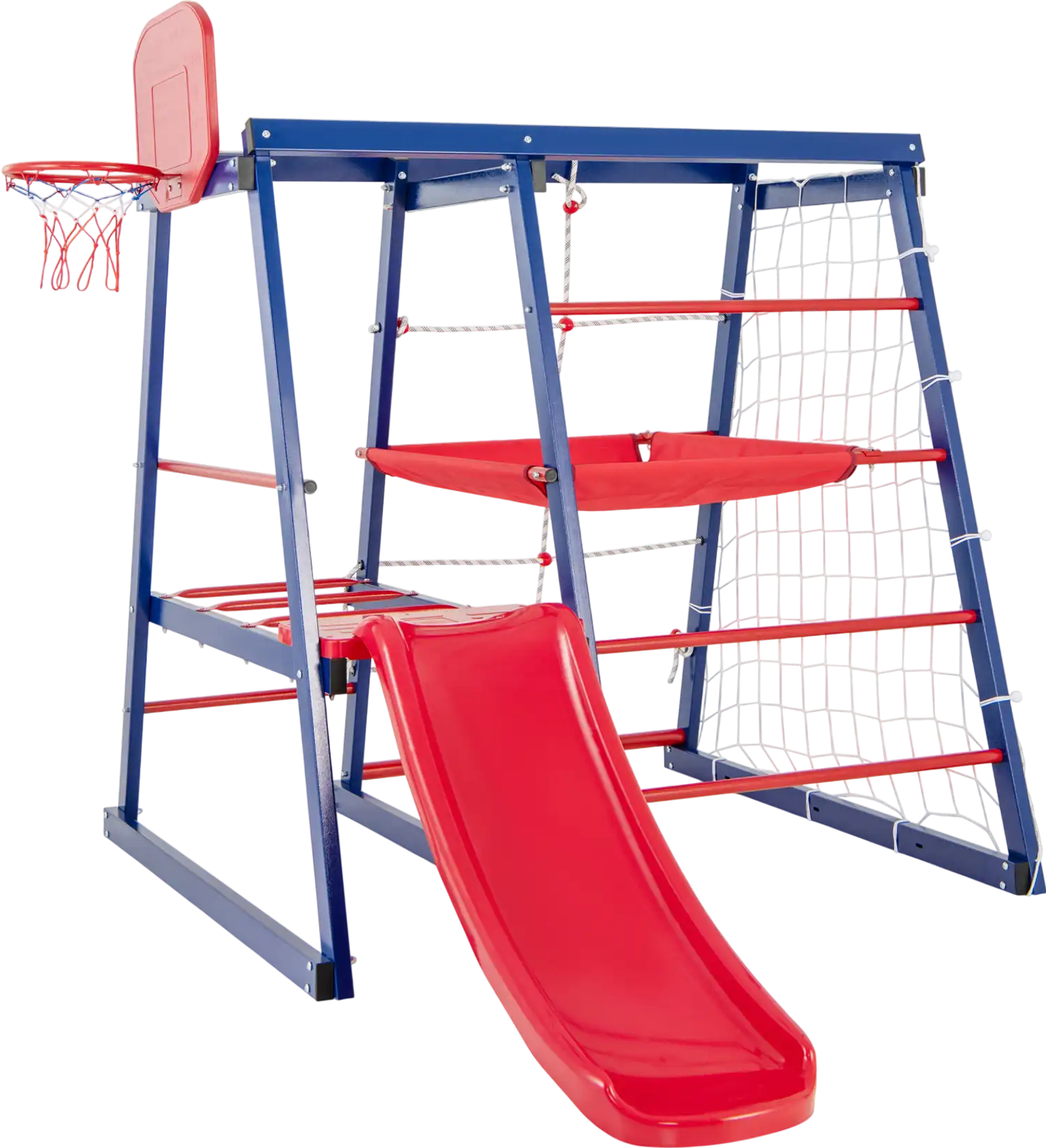 Costway 7-in-1 Metal Toddler Climber Slide Jungle Gym 93521847 New