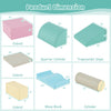 Colorful foam climbing blocks set with diverse shapes and dimensions for indoor play and creativity development.