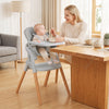 7-in-1 Convertible Foldable Baby High Chair with Adjustable Tray for Kids-Gray - Gallery View 1 of 10