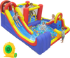 7 in 1 Outdoor Inflatable Bounce House with Water Slides and Splash Pools with 680W Blower