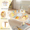 Montessori sensory toy activity table with removable legs, basswood construction, and engaging learning activities for.