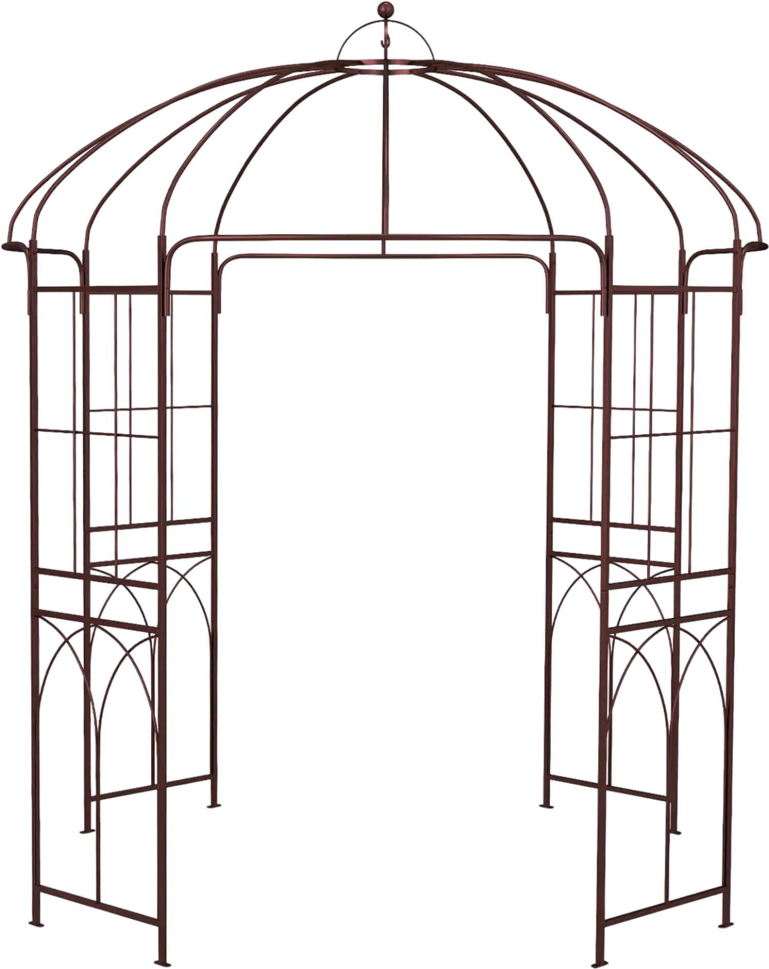 Costway 8.4 x 7' Wide Birdcage Shape Garden Arbor 42198573 New