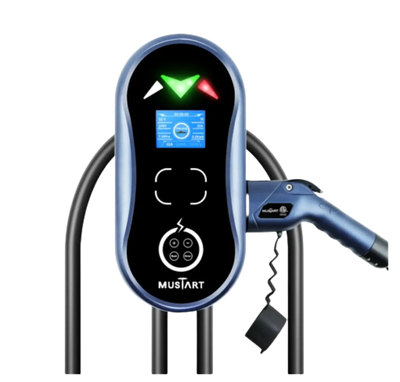 Mustart Power Level 2 EV 32A 25' Cable Adjustable NEMA 14-50 Charging Station New