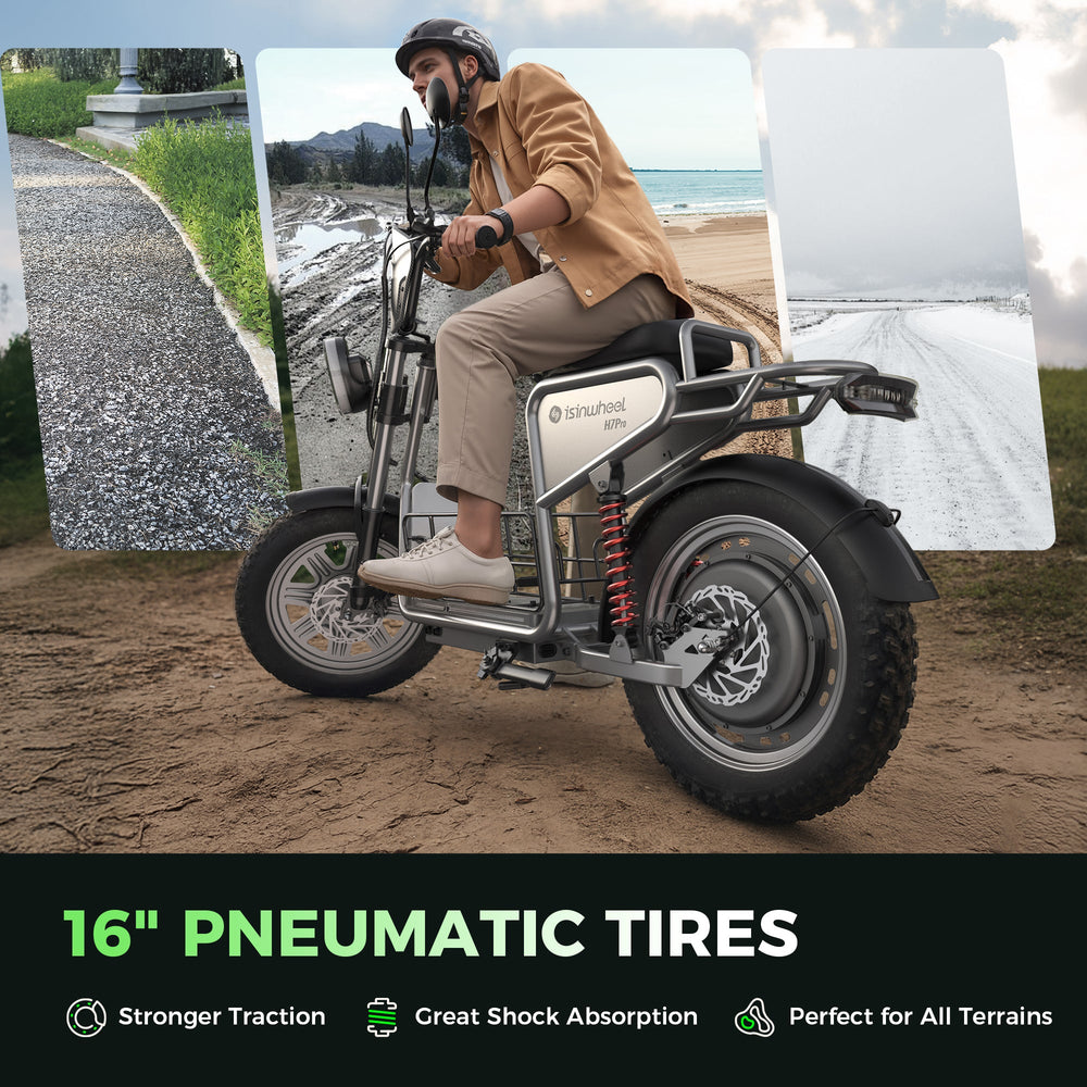 16 inch pneumatic tires graphic (all terrain traction)