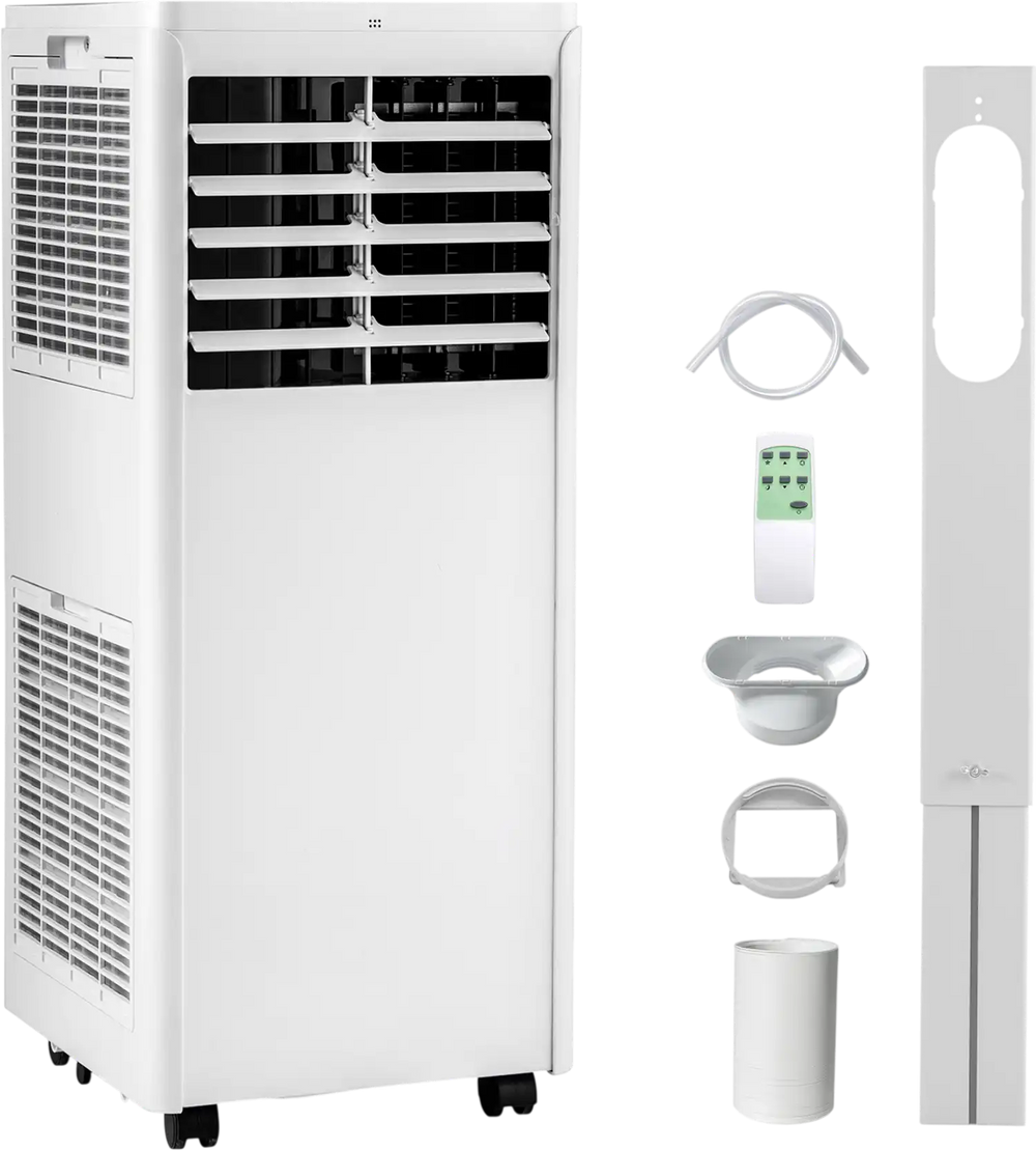 4-in-1 8000 BTU Portable Air Conditioner with Fan and Dehumidifier