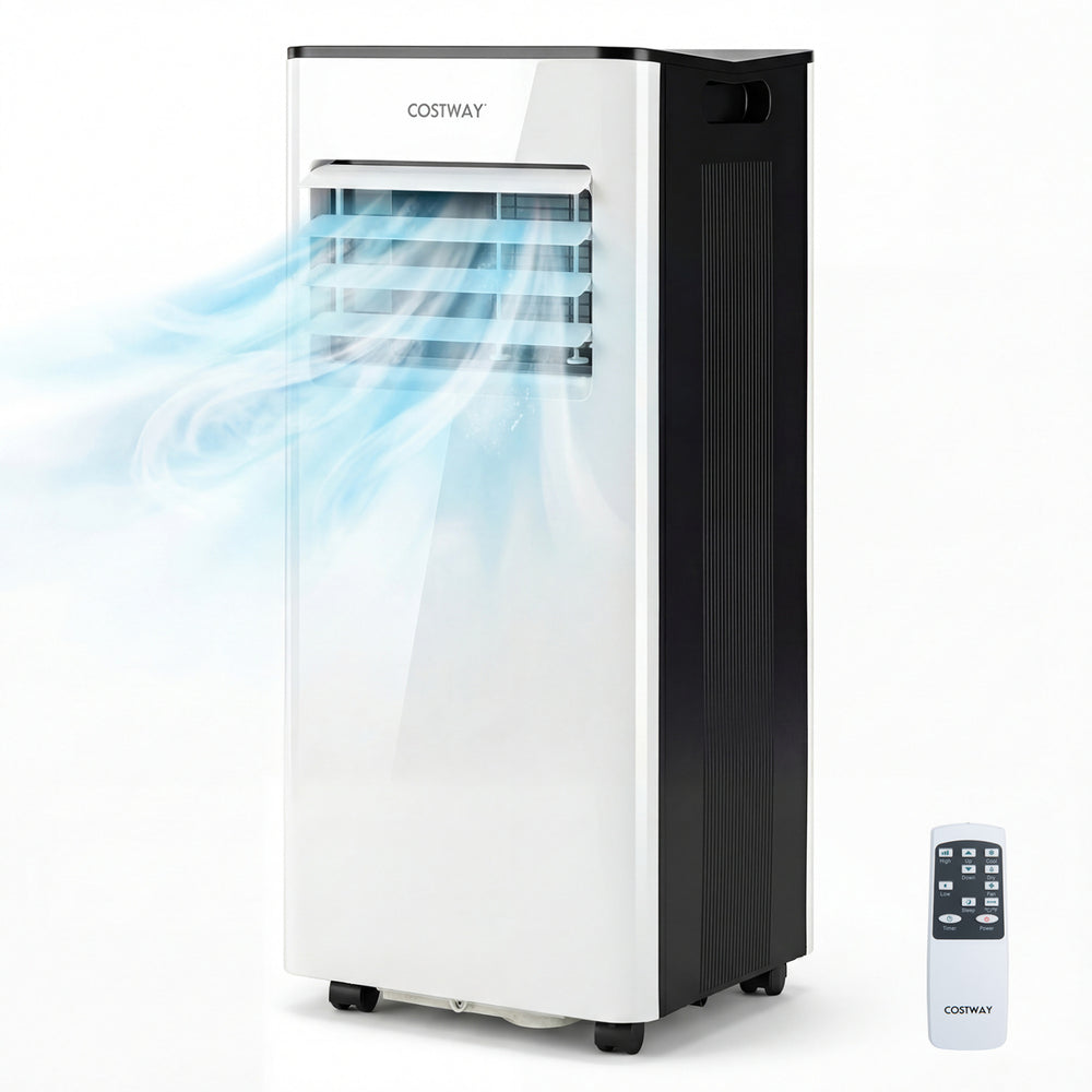 8000 BTU Portable Air Conditioner with Fan and Dehumidifier and LED Display - Gallery View 1 of 10