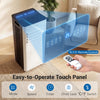 Portable 8000 BTU air conditioner with LED display, remote control, and easy-to-operate touch panel for efficient.