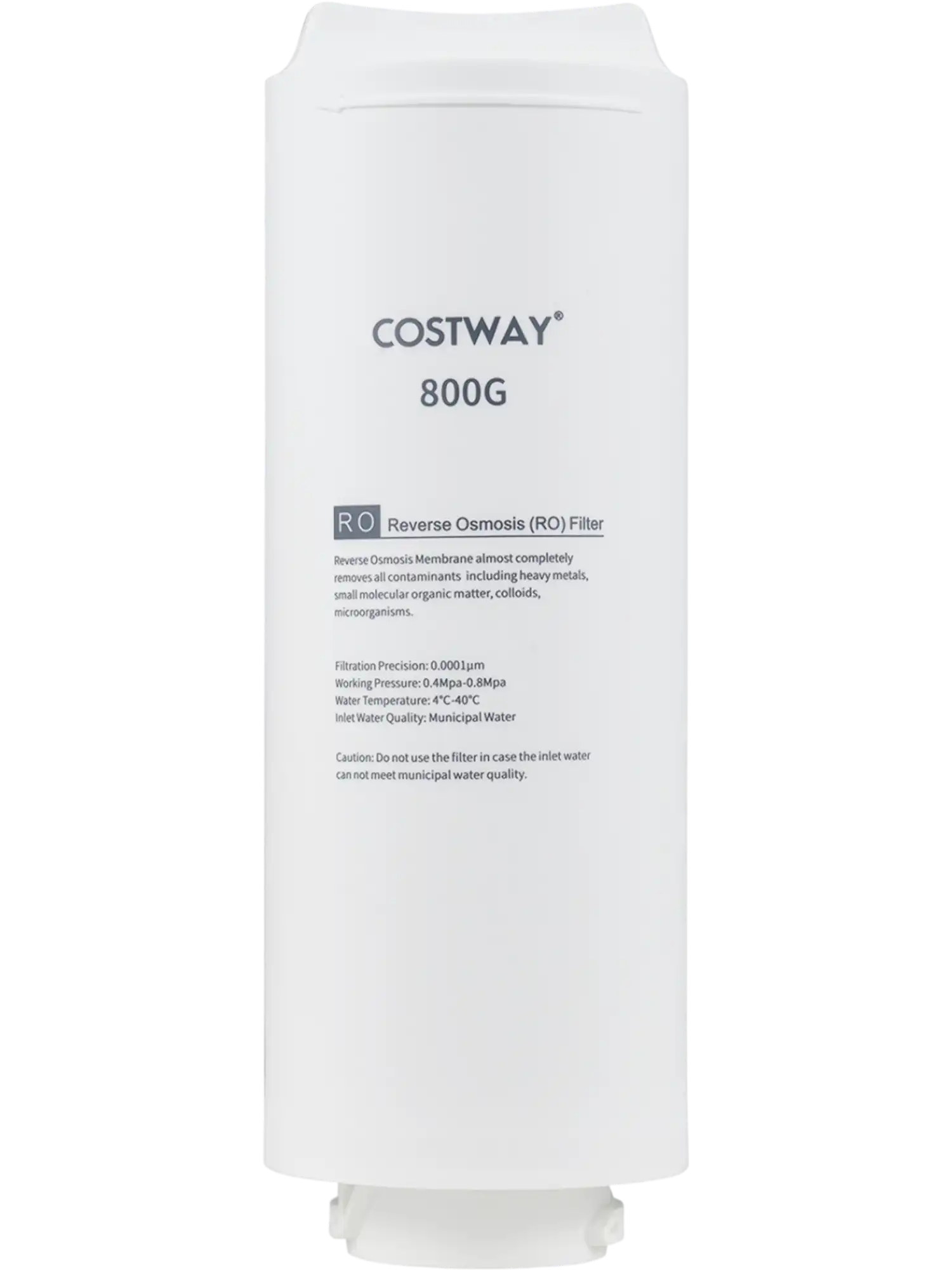 Costway 800 GPD RO Replacement Filter for AW-RB20/AW-RB05 85197339 New