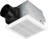 80 CFM Ceiling Mount Bathroom Exhaust Fan with Metal Housing and 4 Inches Duct