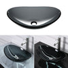 Yescom Oval Tempered Glass Bathroom Vanity Sink Grey 22x14" New