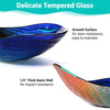Yescom Bathroom Vanity Sink 22x14" Teardrop-Shaped Tempered Glass New