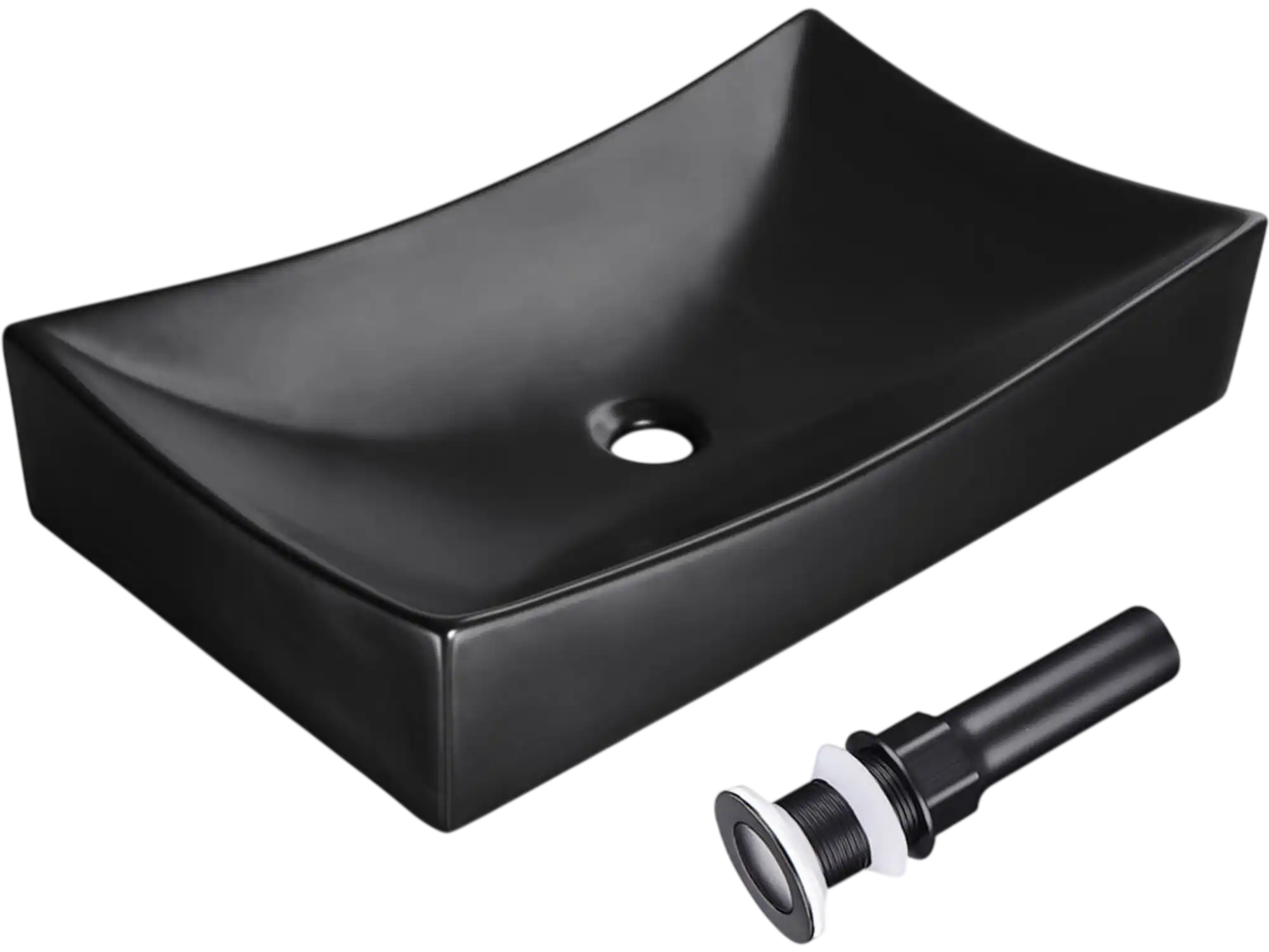 Yescom Rectangular Porcelain Bathroom Sink 26x16