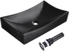Yescom Rectangular Porcelain Bathroom Sink 26x16" w/ Drain New
