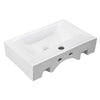 Yescom Porcelain Bathroom Sink w/ Drain Rectangular 18x12" New