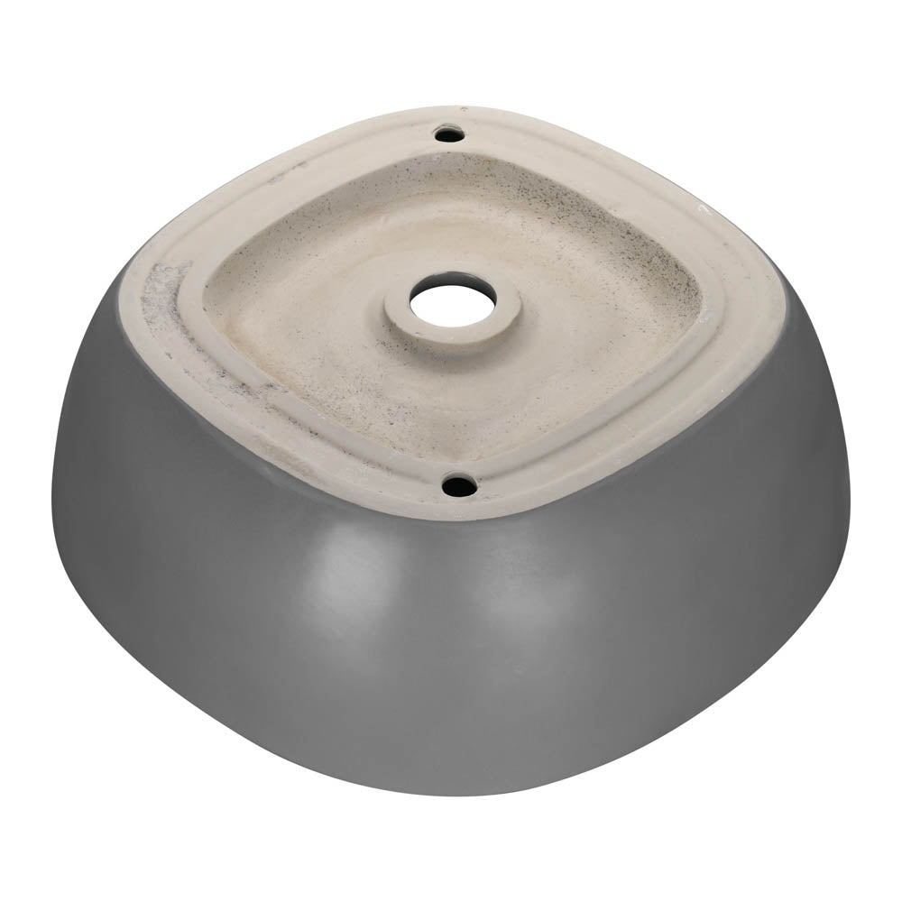 Yescom Above Counter Bathroom Sink Bowl 16" Gray New