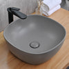 Yescom Above Counter Bathroom Sink Bowl 16" Gray New