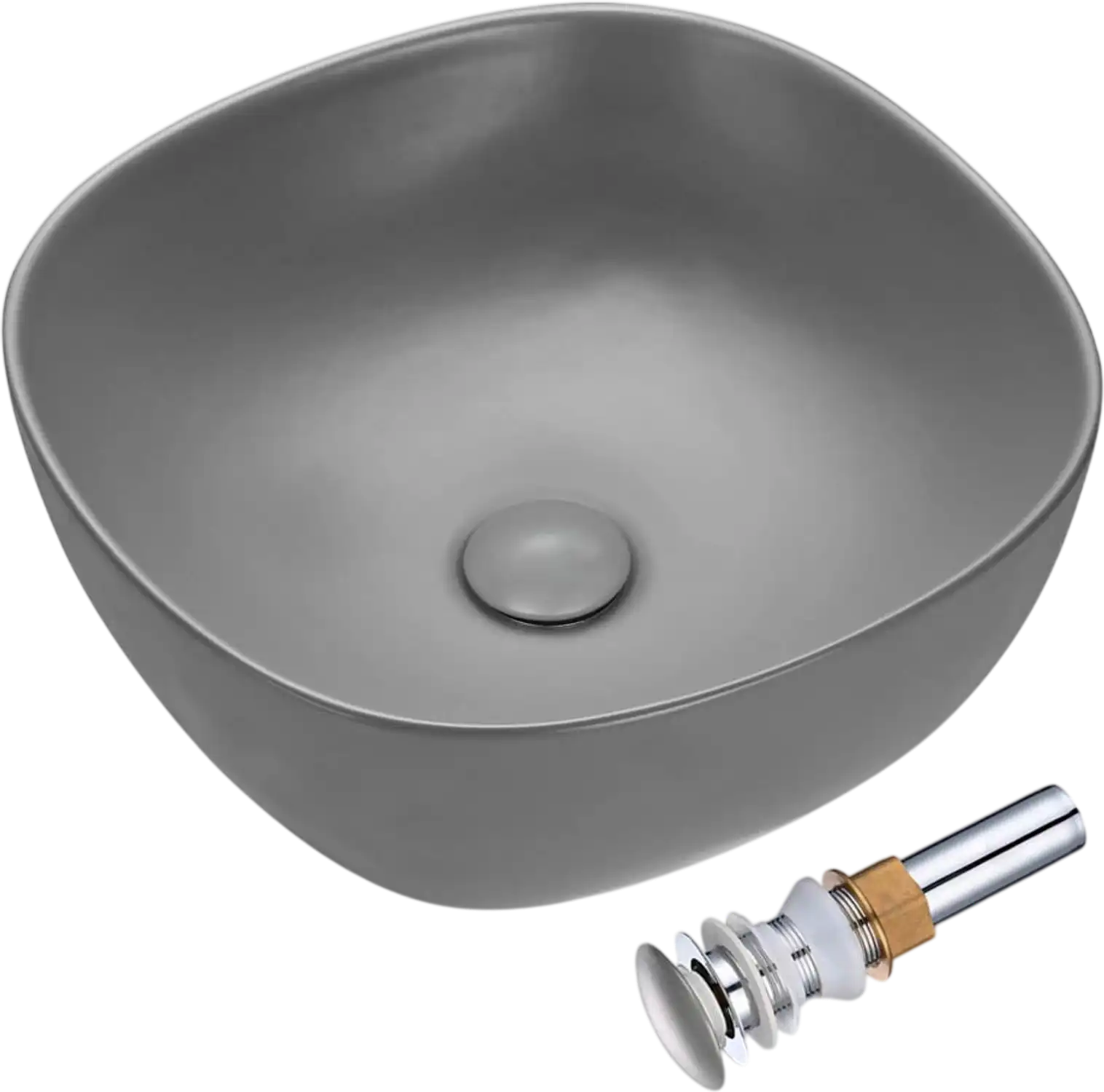 Yescom Above Counter Bathroom Sink Bowl 16
